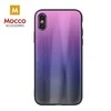 Dėklas Mocco Aurora Glass Silicone Back Case for Apple iPhone 6 Plus / 6S Plus Rožinė - Juodas