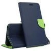 Mocco Fancy atverčiamas dėklas skirtas Apple iPhone 12 / iPhone 12 Pro, mėlynas/žalias
