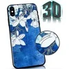 Mocco Flowers 3D dėklas skirtas Samsung Galaxy A72, mėlynas