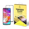 „Mocco Full Glue 5D Signature Edition“ grūdinto stiklo apsauginis stiklas su rėmeliu, visiškai padengiantis visą ekraną, „Samsung Galaxy A72“ / „A80“ Juodas