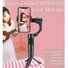 Mocco Handheld 3-Axis Gimbal Stabilizer F3 with Tripod for Smartphones - 4-6.5" (Pažeista pakuotė)
