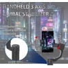 Mocco Handheld 3-Axis Gimbal Stabilizer F3 with Tripod for Smartphones - 4-6.5" (Pažeista pakuotė)
