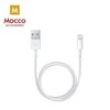 Kabelis USB Mocco Mocco Lightning USB data and charging cable 2m Baltas