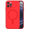 Mocco „MagSilicone“ minkštas silikoninis dėklas, skirtas „Apple iPhone 14 Plus“, raudonas
