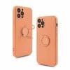 Mocco Pastel Ring silikoninis dėklas skirtas Samsung Galaxy S22 Plus 5G, oranžinis