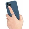 Mocco Pastel Ring silikoninis dėklas Samsung Galaxy S21 FE 5G, mėlynas