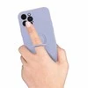 Mocco Pastel Ring silikoninis nugaros dėklas, skirtas Samsung Galaxy S21 FE 5G Violet