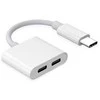 Mocco RoGer JH-032 USB-C į 2x USB-C garso adapteris + įkrovimas