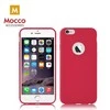 Mocco Ultra Slim Soft Matte 0.3 mm silikoninis dėklas skirtas Samsung G920 Galaxy S6, raudonas