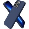 Mocco Ultra Slim Soft Matte 0.3 mm Silikoninis dėklas for Apple iPhone 14 Pro Dark Mėlyna