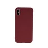 Mocco Ultra Slim Soft Matte 0.3 mm silikoninis dėklas skirtas Apple iPhone 11 Pro, tamsiai raudonas