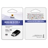 Mocco universalus adapteris, jungiantis iš mikro USB į C tipo USB