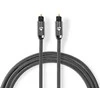 Kabelis Nedis CATB25000GY10 kabelis audio 1 m TOSLINK Pilka