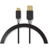 NEDIS CCBW60601AT30 Cable USB 2.0 | USB-A male | USB-C™ male | 60 W | 480 Mbps | 1.00 m