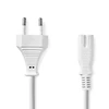 Nedis PCGP11040WT30 Power Cable Euro Plug - IEC-320-C7 / 3m