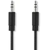 Nedis Stereo-Audiokabel | 3.5 mm Stecker | 3.5 mm Stecker - Vernickelt | 1.00 m | Rund | Juodas | Box