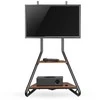 Laikiklis Nedis TV Bodenständer 37 - 75 " | maximal unterstützes Bildschirmgewicht: 40 kg | Bauhaus Design | Einstellbare voreingestellte Höhen | MDF / Stahl |