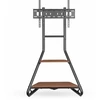 Laikiklis Nedis TV Bodenständer 37 - 75 " | maximal unterstützes Bildschirmgewicht: 40 kg | Bauhaus Design | Einstellbare voreingestellte Höhen | MDF / Stahl |