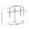 Laikiklis Manhattan Nedis Universal LCD / LED / "32 - 65'' TV Holder (45kg max) Juodas