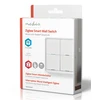 Nedis Išmanusis Zigbee SmartLife belaidis sieninis jungiklis, programuojamas, 12 funkcijų, CR2430, baltas