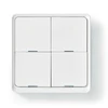 Nedis Išmanusis Zigbee SmartLife belaidis sieninis jungiklis, programuojamas, 12 funkcijų, CR2430, baltas