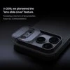Nillkin CamShield PRO dėklas skirtas Apple iPhone 17 Pro skaidrus juodos spalvos
