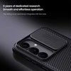Nillkin CamShield PRO dėklas skirtas Samsung Galaxy S25 FE juodos spalvos