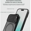 Nillkin CamShield Prop Magnetic dėklas skirtas iPhone 17 Pro skaidrus juodos spalvos
