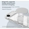 Nillkin Nature TPU Pro Magnetic dėklas suderinamas su MagSafe skirtas Apple iPhone 17 Air – Translucent juodos spalvos