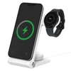 Nillkin PowerTrio 3in1 belaidis įkroviklis MagSafe, skirtas Samsung Watch Baltas
