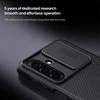 Nillkin Super Frosted PRO Magnetic Back dėklas skirtas Samsung Galaxy A17 5G juodos spalvos