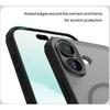 Dėklas Nillkin Super Frosted PRO Magnetic nugarėlė skirta iPhone 17 skaidrus juodos spalvos