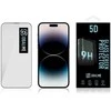 OBAL:ME 5D apsauginis stiklas telefonui iPhone 14 Pro Max Juodas