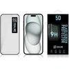 OBAL:ME 5D apsauginis stiklas telefonui Apple iPhone 15 Juodas