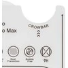 OBAL:ME lešio apsauga skirta Apple iPhone 16 Pro/16 Pro Max baltos spalvos Titanium