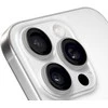 OBAL:ME lešio apsauga skirta Apple iPhone 16 Pro/16 Pro Max baltos spalvos Titanium
