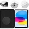 OBAL:ME MistyTab dėklas planšetiniam kompiuteriui Apple iPad 10.9 2022 juodos spalvos