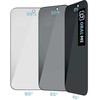 OBAL:ME Privacy 5D Apsauginis stiklas ekranui, skirtas iPhone 17/17 Pro Juodas