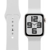 OBAL:ME silikoninė apyrankė skirta Apple Watch 38-41mm S-M baltos spalvos
