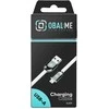 OBAL:ME Sleek USB-A/Lightning kabelis baltos spalvos