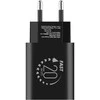 OBAL:ME sieninis įkroviklis USB-C 20W juodas