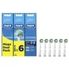 Oral-B | Precision Clean Replaceable Dantų šepetėlis Heads | Heads | Suaugusiems | Šepetėlių skaičius galvutės įeina 6 | Baltas