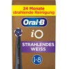 KOŃCÓWKI ORAL-B IO RADIANT Baltas WB-8 Juodas (8-PAK)