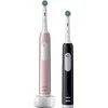 Procter Gamble „Oral-B Series 1 DUO“ elektrinis dantų šepetėlis, juodas/rožinis