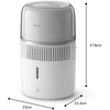 Drėkintuvas Philips | Humidifier | HU5710/00 5000 Series | Vanduo tank capacity 4.5 L | Suitable for rooms iki 56 m² | NanoCloud technology | Humidification capacity 400 ml/hr | Baltas