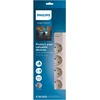 „Philips“ viršįtampio apsauga SPN7040WA/58, 4 lizdai, 2 m maitinimo laidas, 600 džaulių apsauga nuo viršįtampių