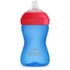 Philips AVENT puodelis minkštu, kramtymui atspariu snapeliu, 300 ml, mėlynas