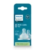 Philips AVENT Anti-Colic M žindukai nuo 3 mėn., 2 vnt., trys skylutės