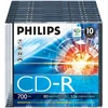 1x10 Philips CD-R 80Min 700MB 52x SL