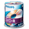 1x100 Philips DVD-R 4,7GB 16x SP